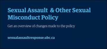 Sexual Assault & Other Sexual Misconduct Policy