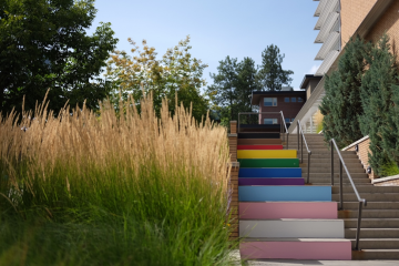 Updated Pride staircase a symbol of diversity at UBCO