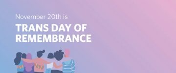 Commemorating Trans Day of Remembrance
